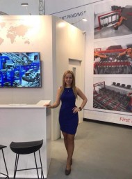 Hostess for Bauma in Munich