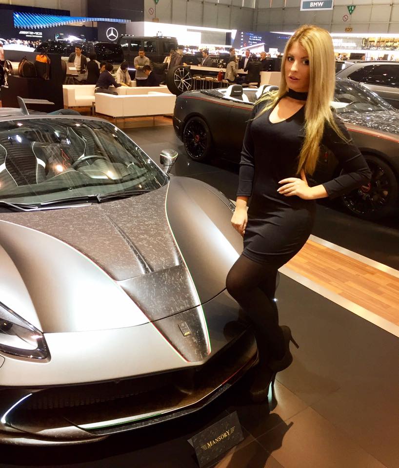 Our beautiful Czech models at the Motor Show in Geneva | Victory Models ...